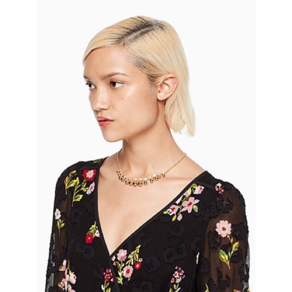 🎉HP🎉 Kate Spade Golden Girl Mini Necklace ♠️